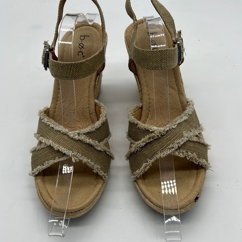 b.o.c  Espadrilles with Wedge Heel size 9